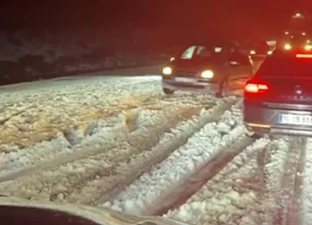 Şanlıurfa’da dolu ve kar yağışı etkili oldu