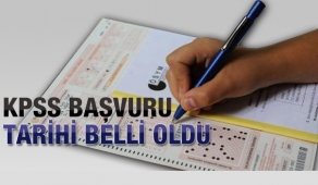 İŞTE KPSS BAŞVURU TARİHLERİ...