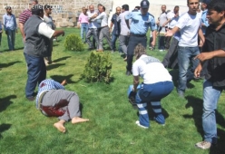 kan davalısıyla parkta karşılaşınca...