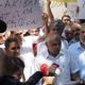 Şanlıurfa`da yol eylemi