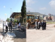 Karaköprü Belediyesi çalışmalarını yogun bir şekilde aralıksız sürdürüyor.