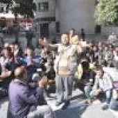 Şanlıurfa`da İşportacılar Eylem Yaptı