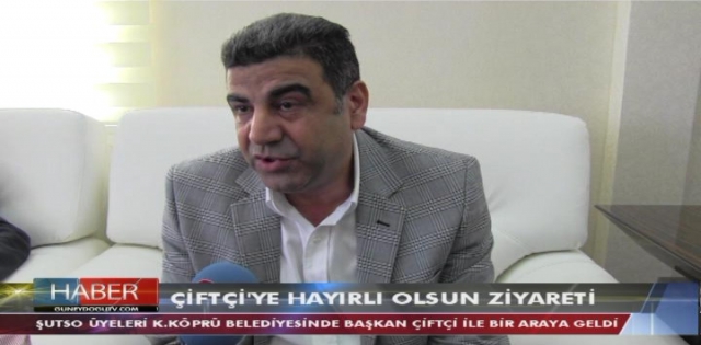 ŞUTSO MECLİS ÜYELERİNDEN, BAŞKAN ÇİFTÇİ?YE HAYIRLI OLSUN ZİYARETİ