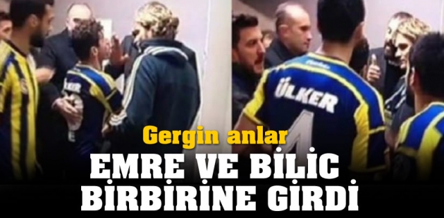 Emre ve Bilic birbirine girdi!