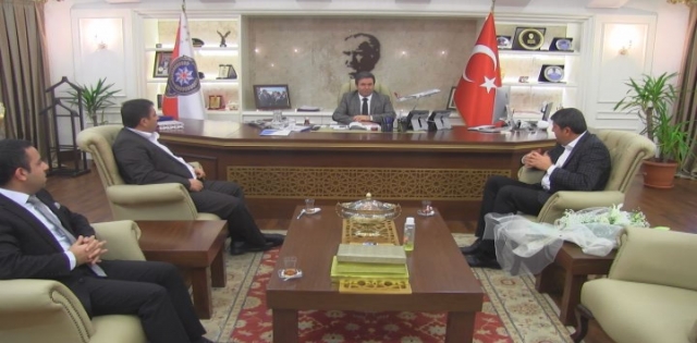 GÜNEYDOĞU MEDYA GRUBUNDAN EMNİYET MÜDÜRÜNE ZİYARET
