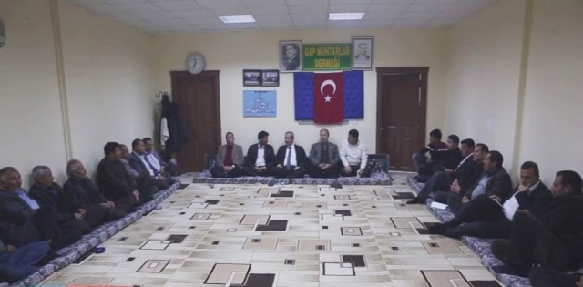 DEMİRKOL GAP MUHTARLAR DERNEĞİ?Nİ ZİYARET ETTİ