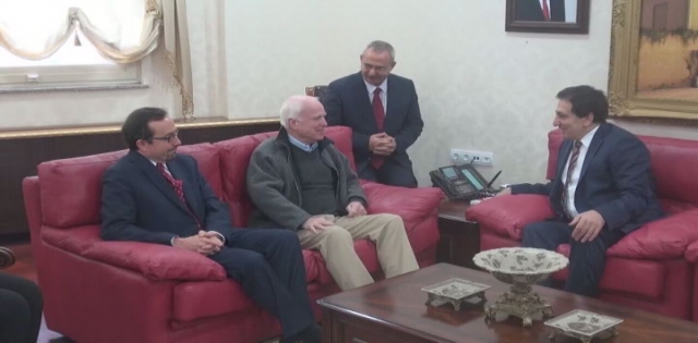 JOHN MC CAİN VE ABD BÜYÜKELÇİSİ ŞANLIURFADA