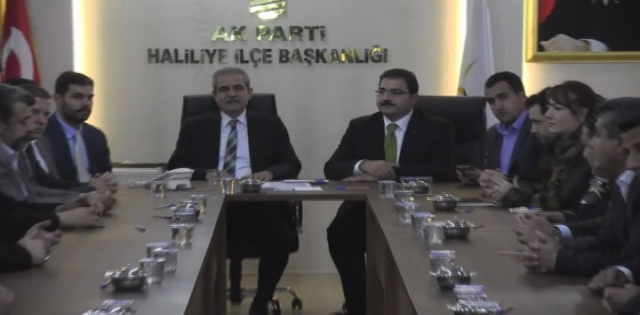 DEMİRKOLDAN HALİLİYE AK PATİ İLÇE BAŞKANLIĞINA ZİYARET
