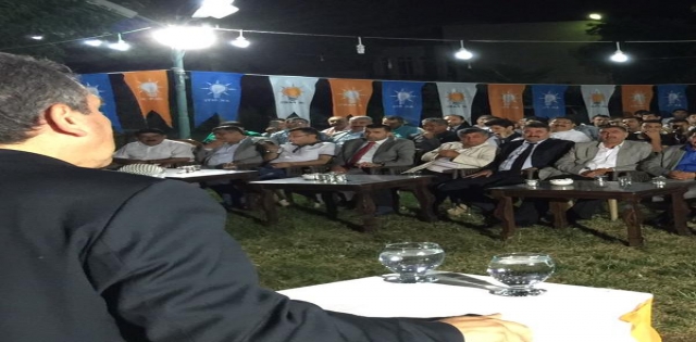 SÜLEYMAN  AİLESİNDEN AK PARTİYE DESTEK