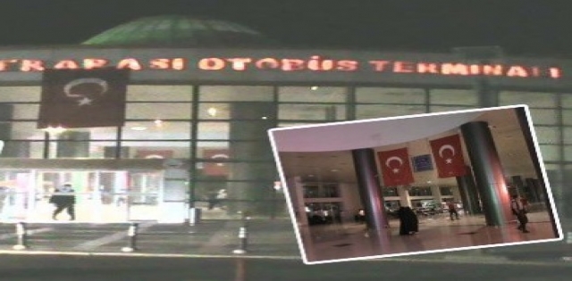 Urfa Otogarı Bayraklarla Donatıldı