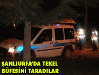Tekel Büfesini Taradılar