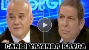 CANLI YAYINDA BİRBİRLERİNE GİRDİLER