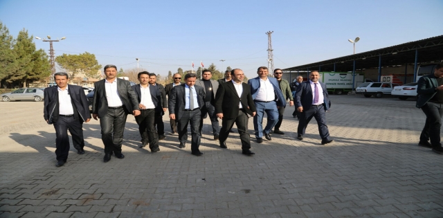BAŞKANLAR SINIR HATTINDA ZEYTİN DALI HAREKATINA DESTEK VERDİ