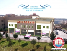 ŞANLIURFA`YA YENİ ACİL SERVİS