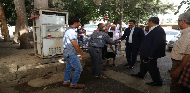 BAŞKAN EKİNCİ, ZAHİRECİLER BORSASI ESNAFINI ZİYARET ETTİ