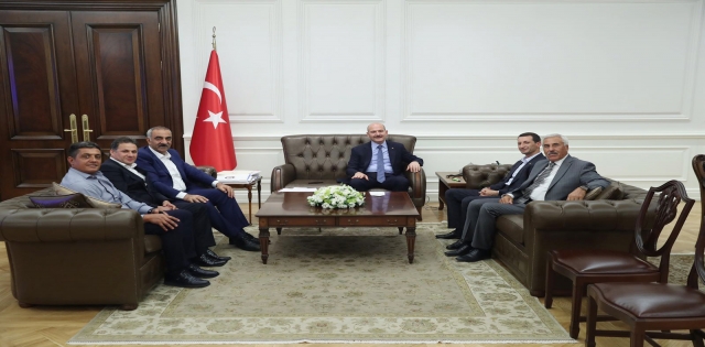 Başkan Bayık, Bakan Süleyman Soylu`yu Ziyaret Etti