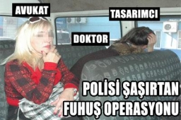 Doktor ve avukatlar fuhuşta yakalandı!