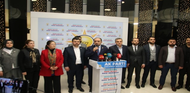 BAYBATUR: ŞANLIURFA AK DAVAYA DESTEĞİNİ SÜRDÜRECEKTİR