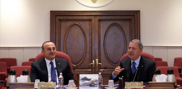 Akar ve Çavuşoğlu`ndan kritik oplantı