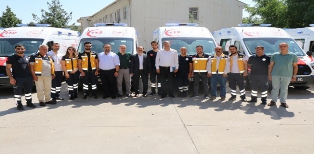 Şanlıurfa`da 8 yeni ambulans hizmete girdi