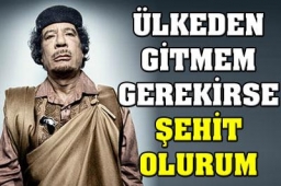 Kaddafi dünyaya seslendi
